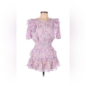 LoveShackFancy (New With Tags) - Natasha Mini Dress - Purple Iris - Size P (00)